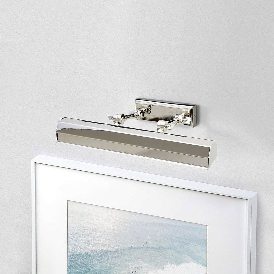 CHAWTON-PLM-PN CHAWTON Polished Nickel /Polished Nickel // подсветка для картин E14 2х40  х   