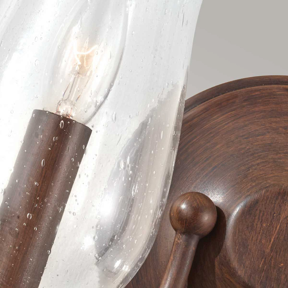 FE-PICKERING-LANE2 PICKERING-LANE Heritage Bronze /Clear Seedy// настенный E14 2х40  х   