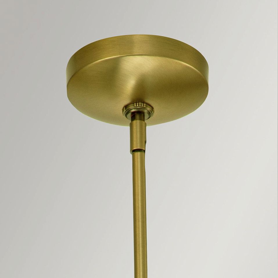 QN-KIMROSE-MP-BNB KIMROSE Brushed Natural Brass/Clear// подвесной E27 1х60  х   