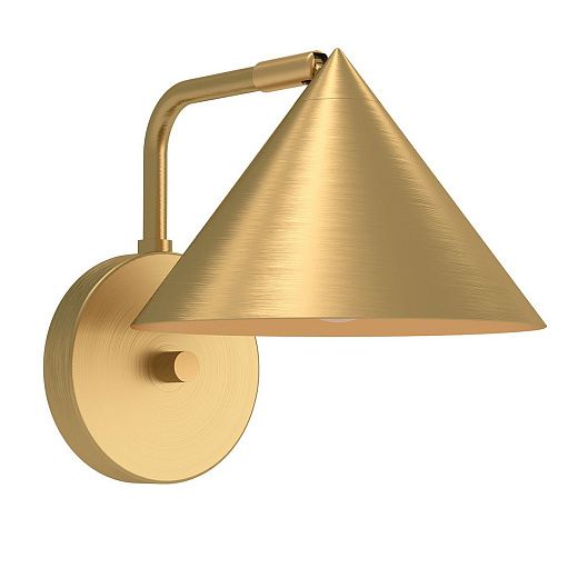 ALM-REMYCK-1WB-GD REMYCK Brushed Gold /Brushed Gold // настенный E27 1х60  х  ALM-REMYCK-1WB-GD