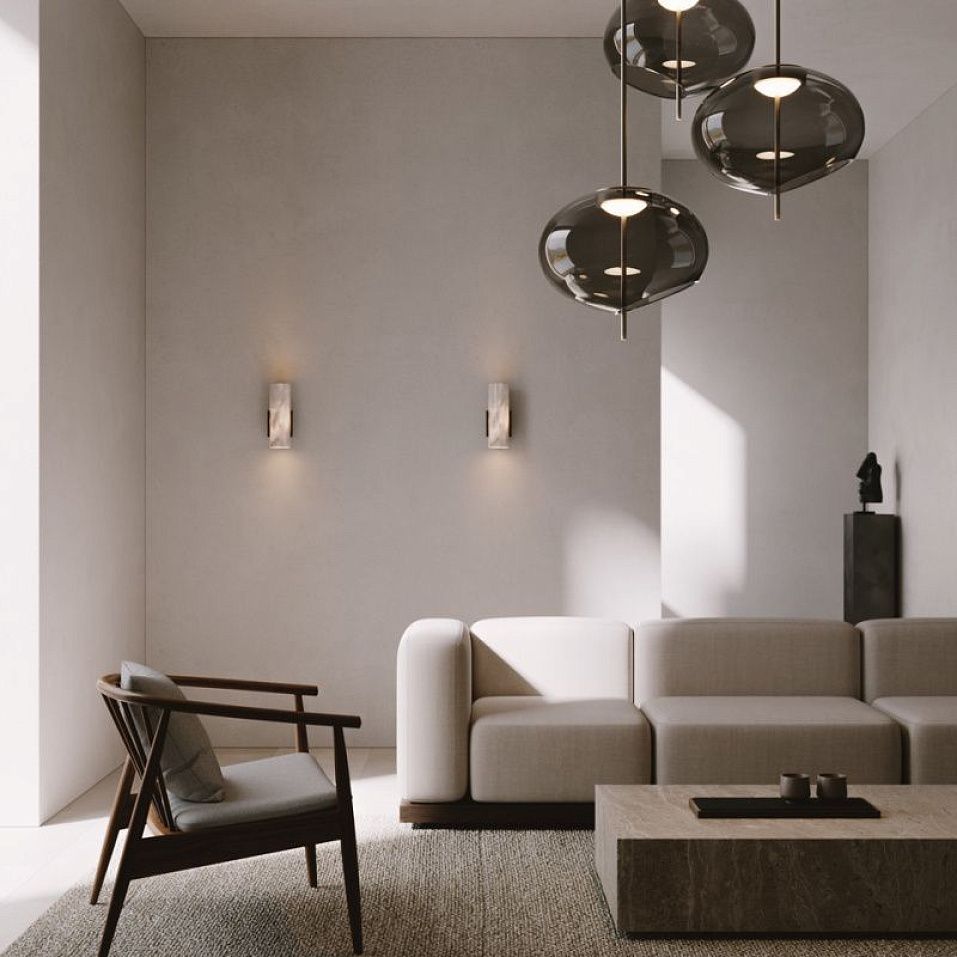 026S1M11DG.CE Trou Suspension  Light Burnished Brass /Dove Grey // подвесной LED 1х9.6  х   