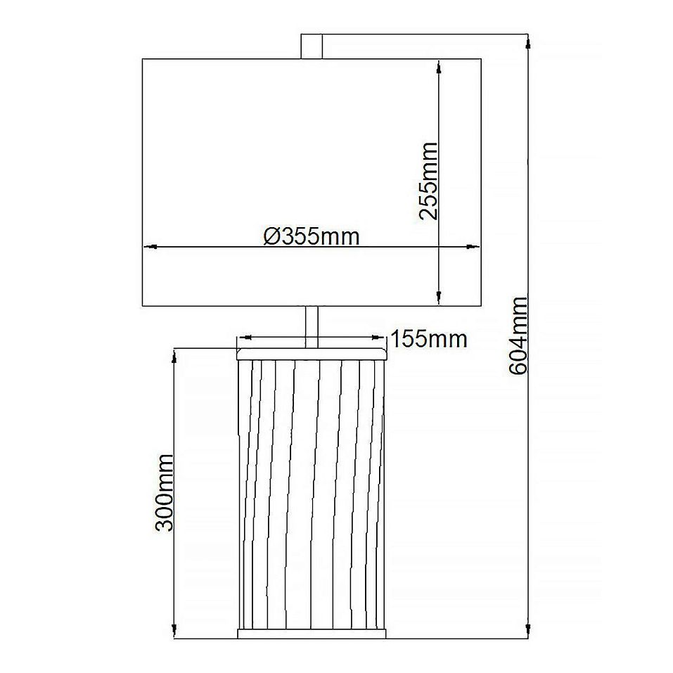QN-RENO-SMOKE-PN RENO Polished Nickel/grey faux silk// настольный E27 1х60  х   