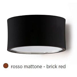 305 61 70 1M BRIGITTE brick red///white satin настенный G9 2х33  х  305 61 70 1M