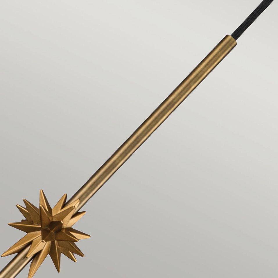 ETOILE-P-S-AB ETOILE Aged Brass and Gold Leaf /Aged Brass// подвесной E27 1х60  х   