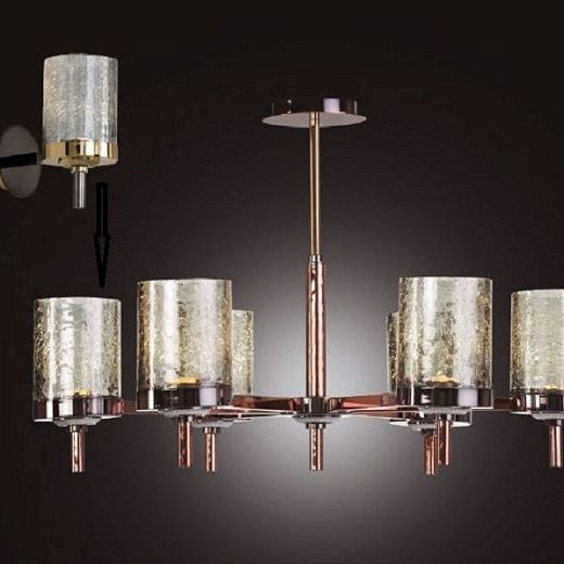 20232 LB FU 565  латунь/кракле// подвесной LED 6х8  х  20232 LB FU 565