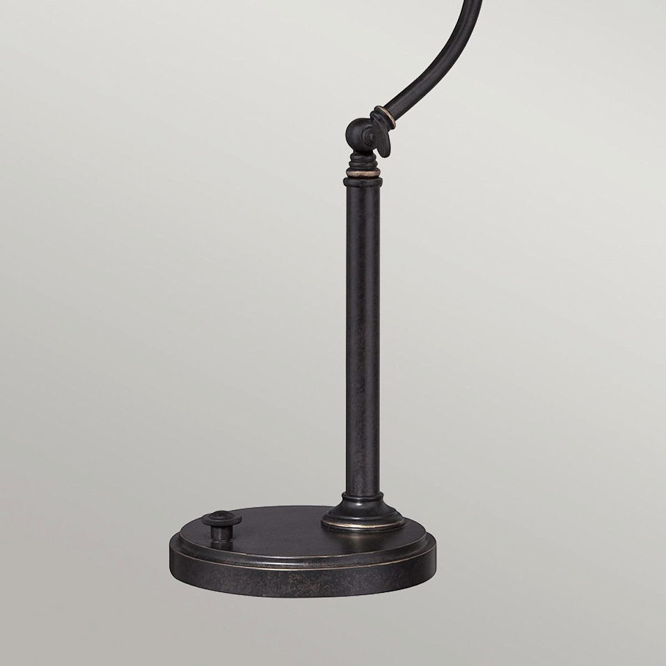 QZ-WHITNEY-TL WHITNEY Imperial Bronze/Mica// настольный LED 1х7  х   