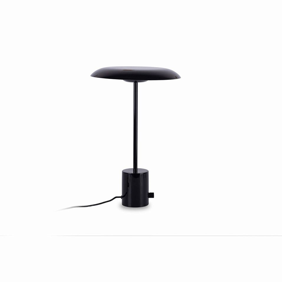 28350 HOSHI glossy black/glossy black// настольный LED 1х12  х   