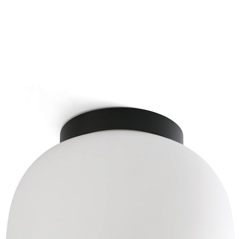 68611 AMELIA matt black/white//white потолочный E27 1х15  х   