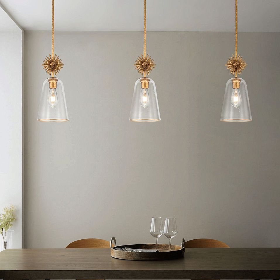 STARING-MP-DG-CLEAR STARING Distressed Gold /Clear// подвесной E27 1х40  х   