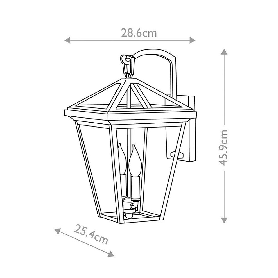 QN-ALFORD-PLACE2-M-MB ALFORD PLACE матовый черный/прозрачный// настенный E14 2х40  х   