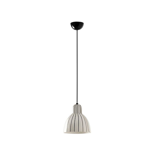 64255-127 VENICE Black/Black & White Gloss// подвесной E27 LED 1х15  х  64255-127