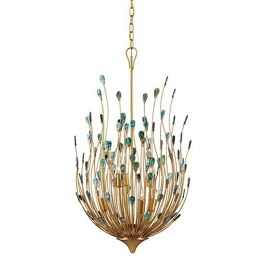 QNC-DELPHOS-6P-GD DELPHOS Contemporary Gold/// подвесной E14 6х60  х  QNC-DELPHOS-6P-GD