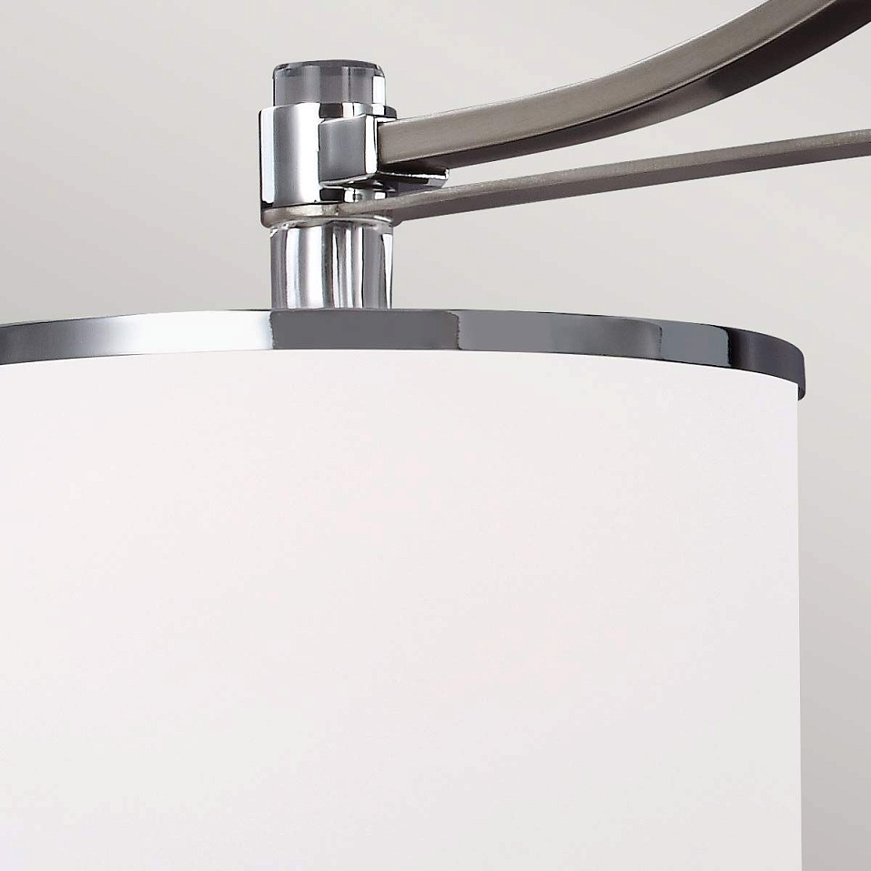 FE-PROSPECT-PARK-3P PROSPECT PARK Satin Nickel with Chrome /Opal white// подвесной E27 3х60  х   