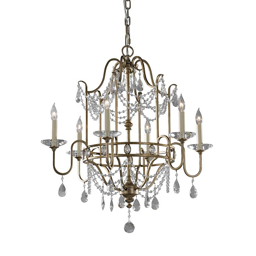 FE-GIANNA6 GIANNA Gilded Silver/// подвесной E14 6х60  х  FE-GIANNA6