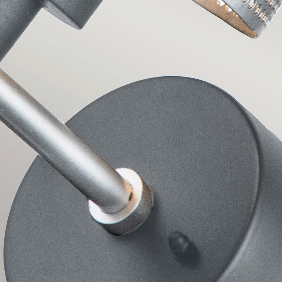 SATURNE SATURNE Grey/Aluminium/ Clear glass// настенный E27 1х40  х   