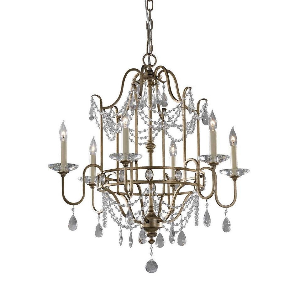 FE-GIANNA6 GIANNA Gilded Silver/// подвесной E14 6х60  х   