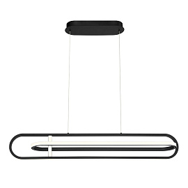 QN-DEMARK-LP-BK DEMARK Matte Black///белый подвесной LED 1х58  х  QN-DEMARK-LP-BK
