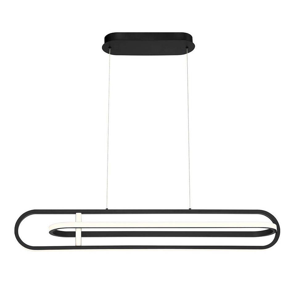 QN-DEMARK-LP-BK DEMARK Matte Black///белый подвесной LED 1х58  х   