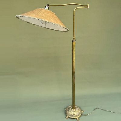00/23/12/RIF12   brass/beige// напольный Е27 1х60  х