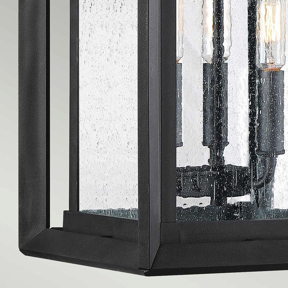 QZ-WAKEFIELD-L-TBK WAKEFIELD Earth Black/Clear Seeded// настенный E14 3х40  х   