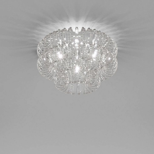 ECOS PL 60A CR/TR  chrome /clear// потолочный E27 3х75  х  ECOS PL 60A CR/TR