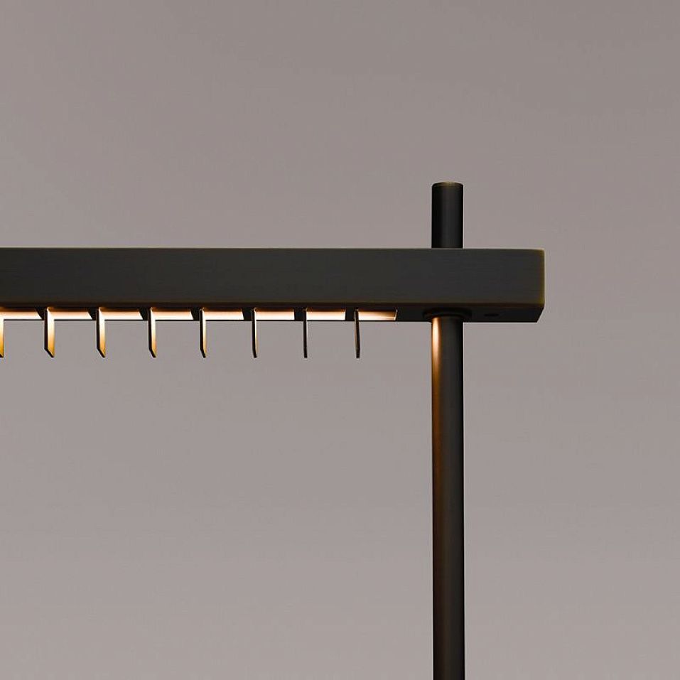 021T1M12.CE VCM Table Dark Burnished Brass /Dark Burnished Brass // настольный LED 1х6  х   