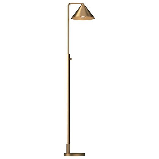 ALM-REMYCK-FL-GD REMYCK Brushed Gold/Brushed Gold// напольный E27 1х60  х  ALM-REMYCK-FL-GD