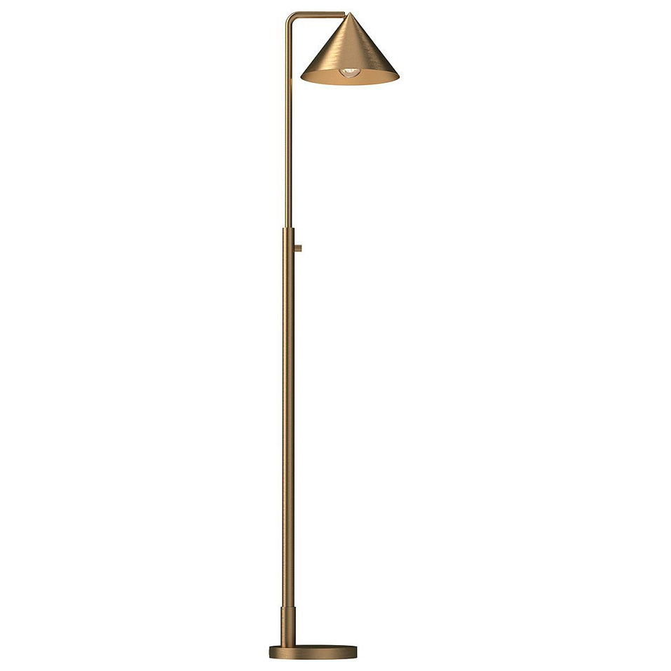 ALM-REMYCK-FL-GD REMYCK Brushed Gold/Brushed Gold// напольный E27 1х60  х   