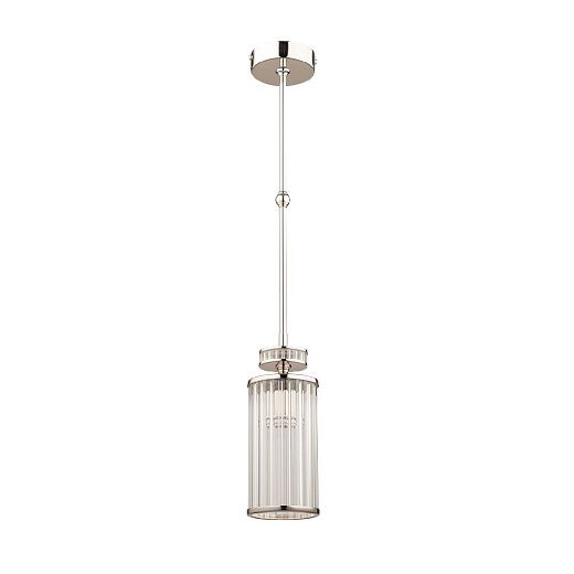 ADR-ZW-1(BN) ADRIA shiny nickel/clear// подвесной E14 1х40  х  ADR-ZW-1(BN)