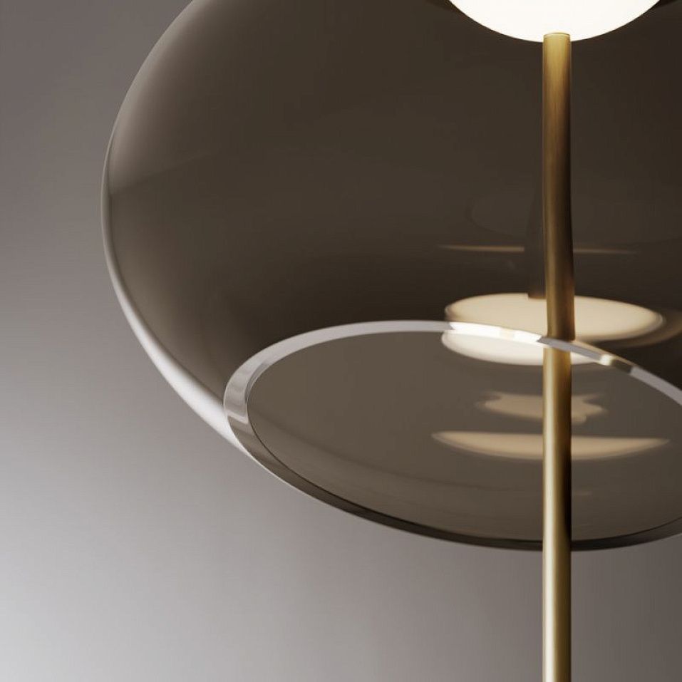 026S1M11DG.CE Trou Suspension  Light Burnished Brass /Dove Grey // подвесной LED 1х9.6  х   