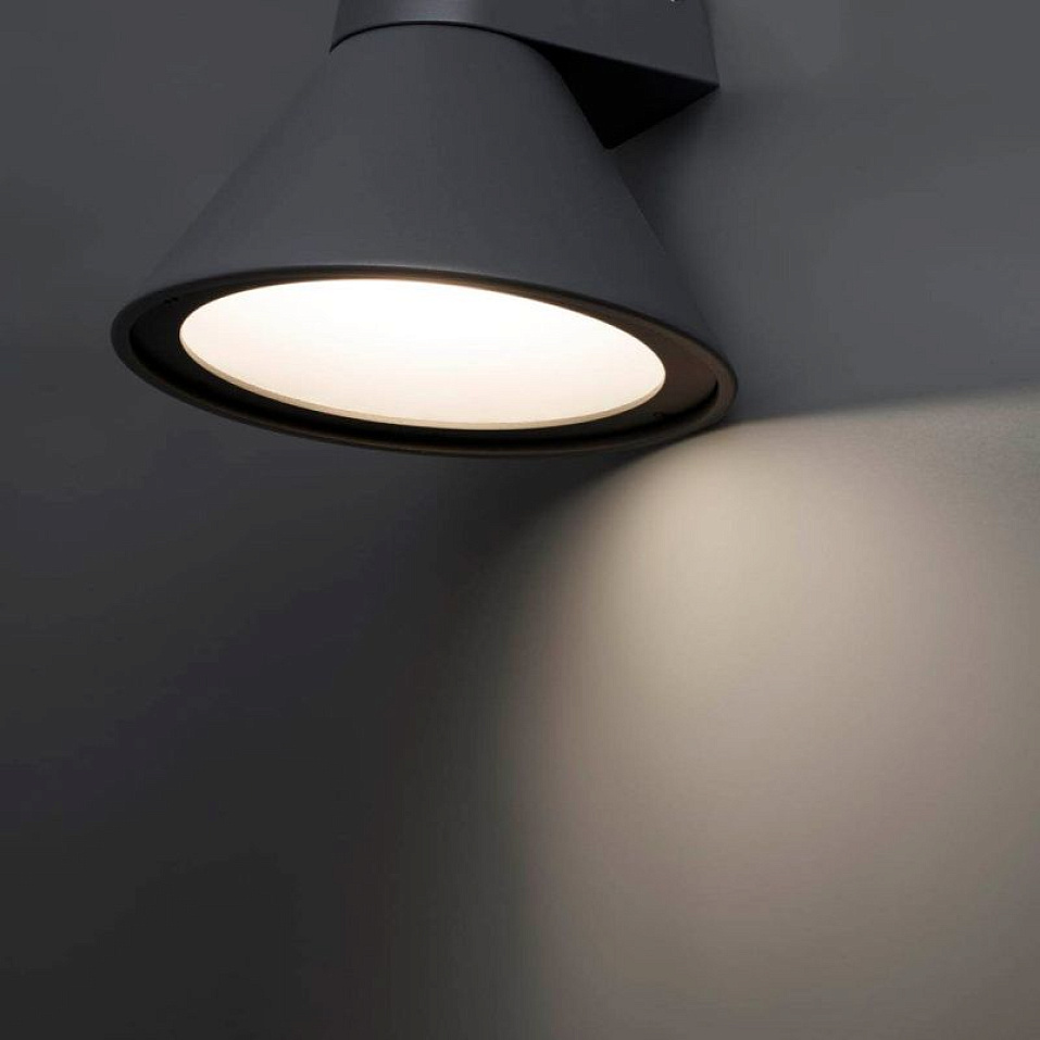 70291 PALS Dark Grey///Opal настенный E27 LED 1х15  х   