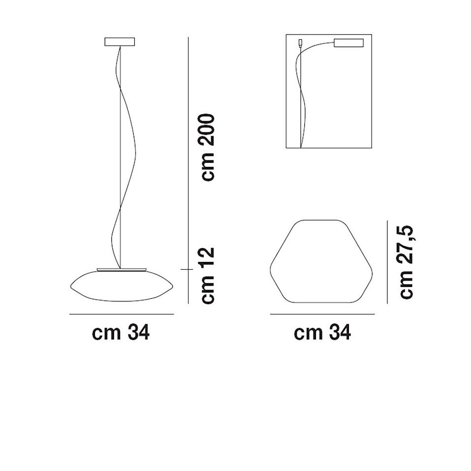 MODULOR SP M BC/ST  BO  MODULOR  matt white/WHITE// подвесной E27 1х77  х   