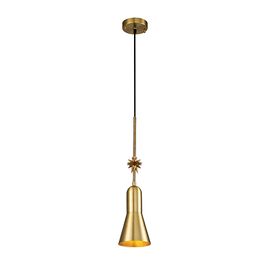 ETOILE-P-S-AB ETOILE Aged Brass and Gold Leaf /Aged Brass// подвесной E27 1х60  х  ETOILE-P-S-AB