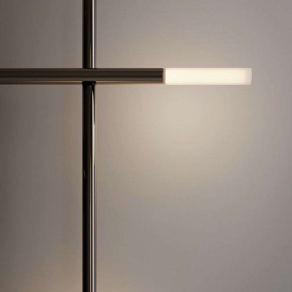 004W1M04S.CE/UL KITAMI WALL POLISHED BLACK NICKEL/WHITE SATIN// настенный G9 LED 4х5  х   