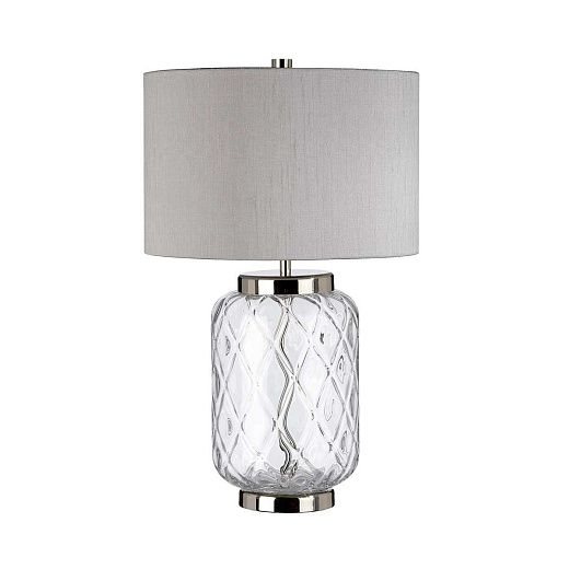 QN-SOLA-TL-S SOLA Polished Nickel/Clear/Titanium// настольный E27 1х60  х  QN-SOLA-TL-S