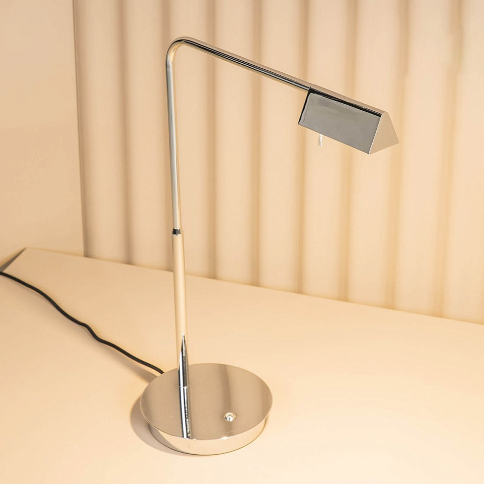 28202 ACADEMY Chrome/Chrome//матовый настольный LED 1х6  х   