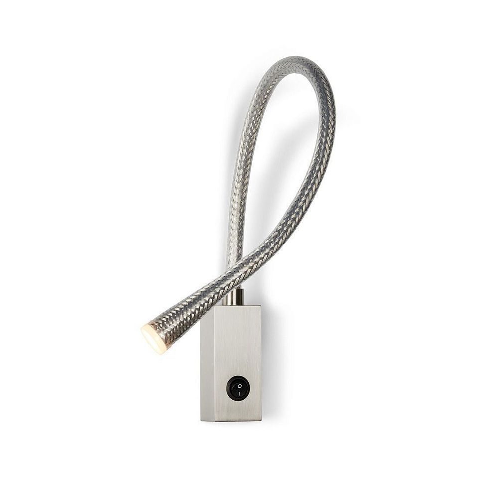 ACAM.002792 FLEXILED Satin nickel/Braided steel mesh// настенный LED 1х3  х   