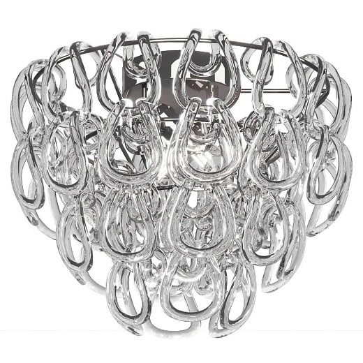 MINIGIOGALI PL35 CR  chrome /clear// потолочный E14 2х100  х  MINIGIOGALI PL35 CR