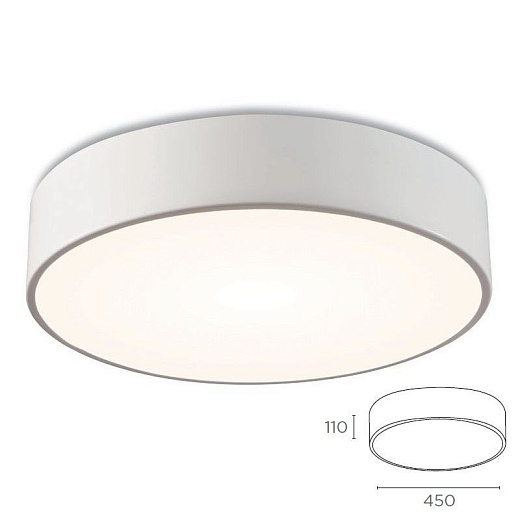 325 41 50 42 D=45 IO LED matt white///white потолочный LED 1х25  х  325 41 50 42 D=45