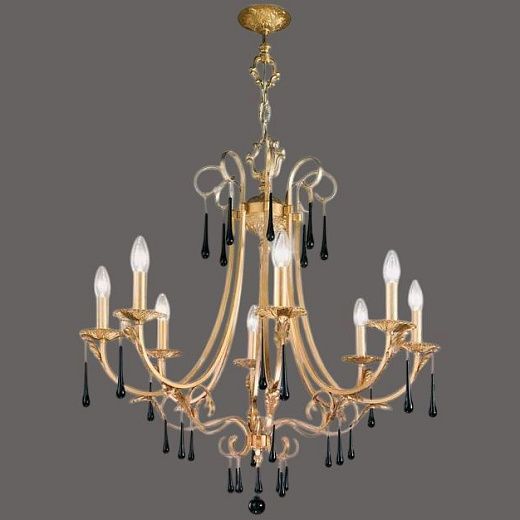 0057.88.G.Bk  FIORENZA antique gold/black// подвесной E14 8х60  х  0057.88.G.Bk 