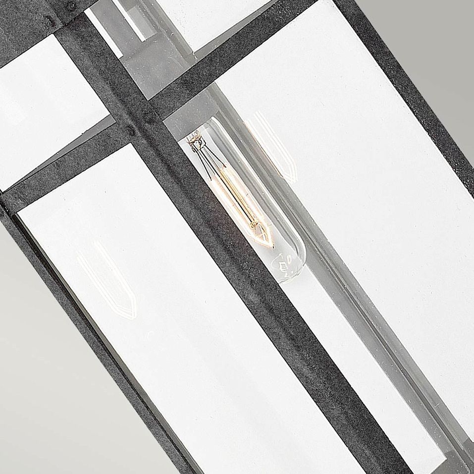 QN-PORTER-L-DZ PORTER Aged Zinc/Clear// настенный E27 1х60  х   