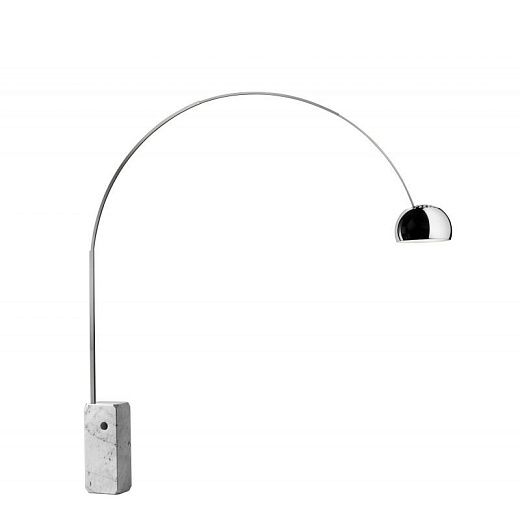 F0303000 ARCO STEEL/satin steel// напольный LED 1х28  х  F0303000