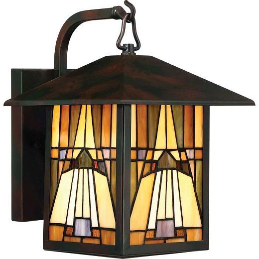 QZ-INGLENOOK2-M INGLENOOK Valiant Bronze/Multicolor// настенный E27 1х60  х  QZ-INGLENOOK2-M