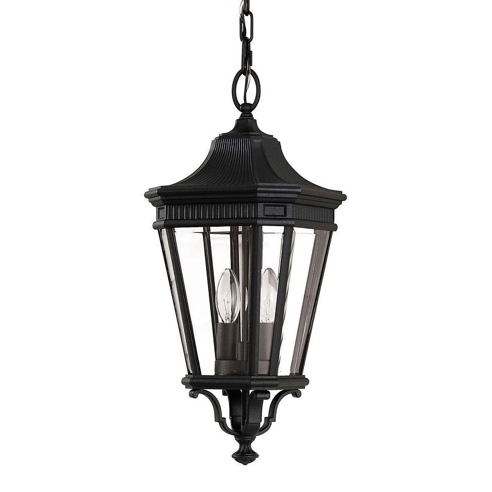 FE-COTSLN8-M-BK Cotswold Lane Black/Clear// подвесной E14 2х40  х   