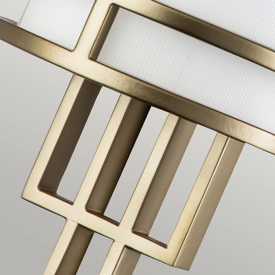 FE-FUSION1-PNBR FUSION Painted Natural Brass/Opal glass// настенный E27 1х60  х   