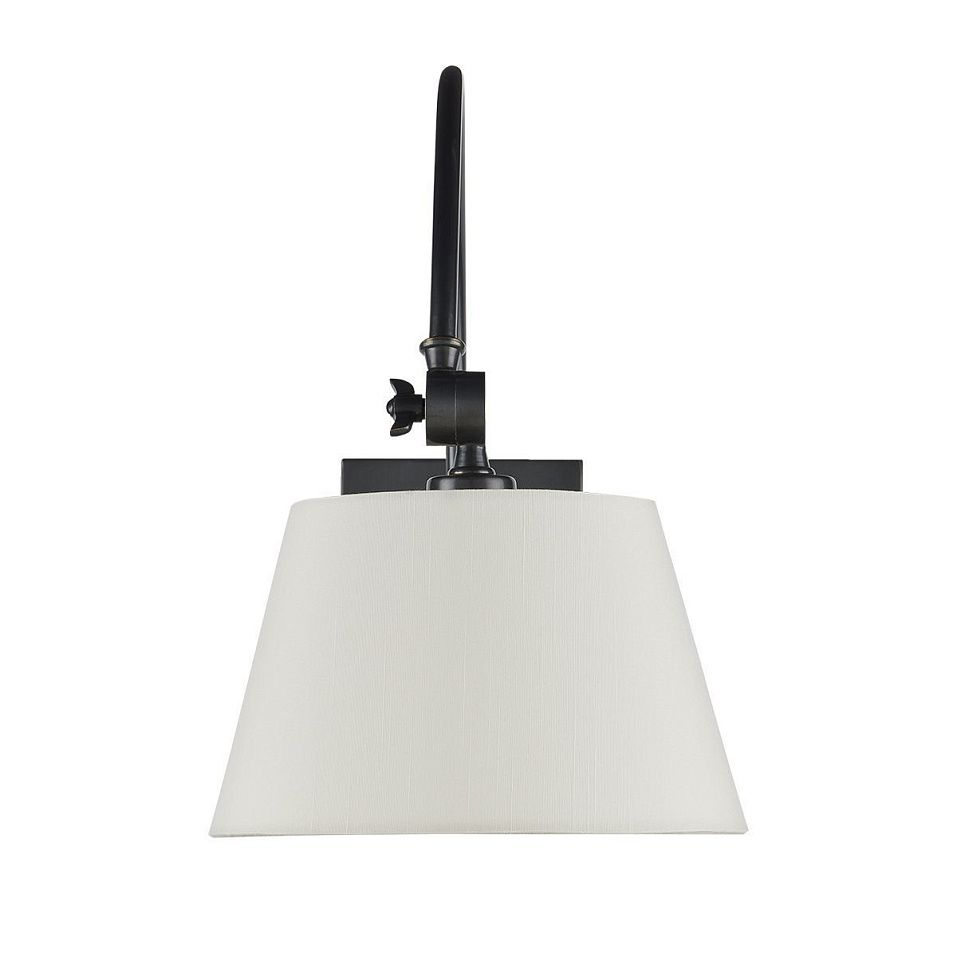 QNC-ASHBY-WB-ORB ASHBY Oil Rubbed Bronze/Beige// настенный E27 1х60  х   