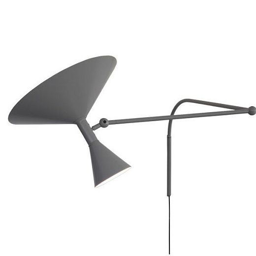 LMM EDD 31 LAMPE DE MARSEILLE MINI matt grey/ настенный E14 2х46  х  LMM EDD 31