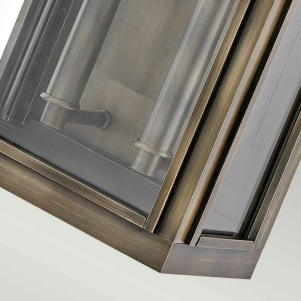 HK-SAG-HARBOR-M-BU Sag Harbor Painted Burnished Bronze/Clear // настенный E14 2х40  х   
