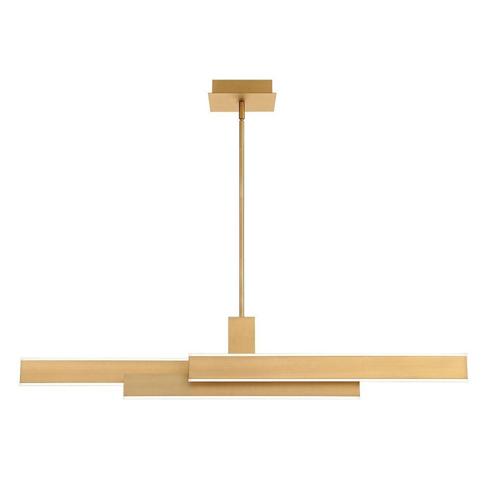 QN-CAMENO-LP-BG CAMENO Brushed Gold///белый подвесной LED 1х74  х   