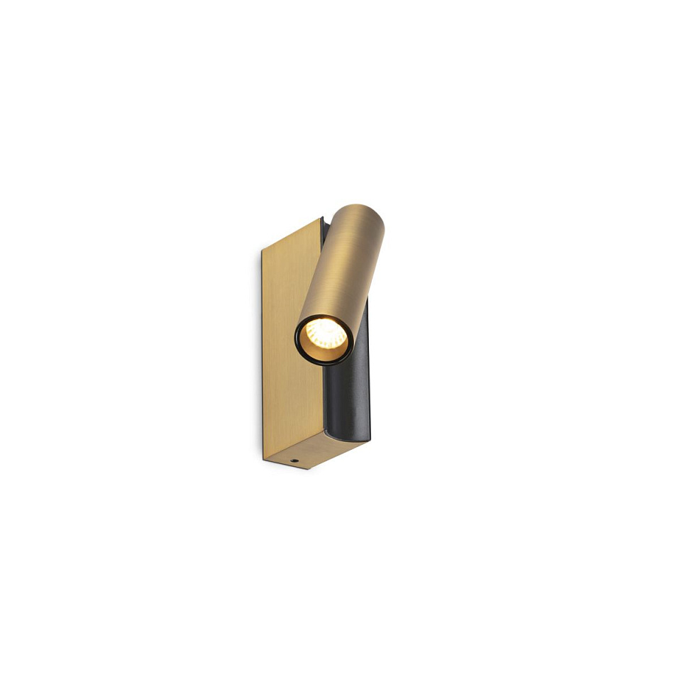 62752 CRONOS Bronze+Textured Black/Bronze//прозрачный настенный LED 1х4.5  х   